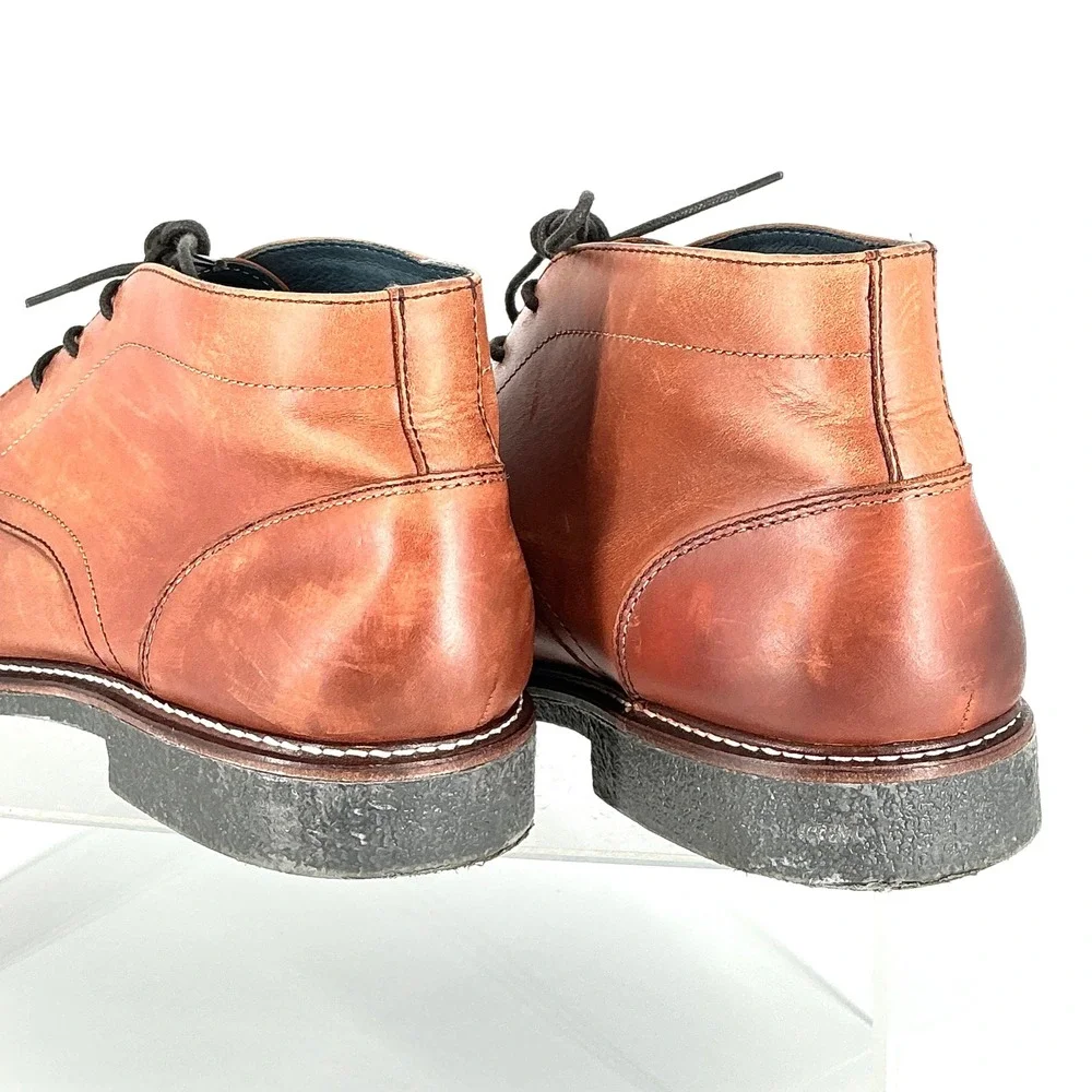 Blake McKay Alder Mens Tan‎ Brown Leather Chukka Desert Boots Size 12 Lace Up